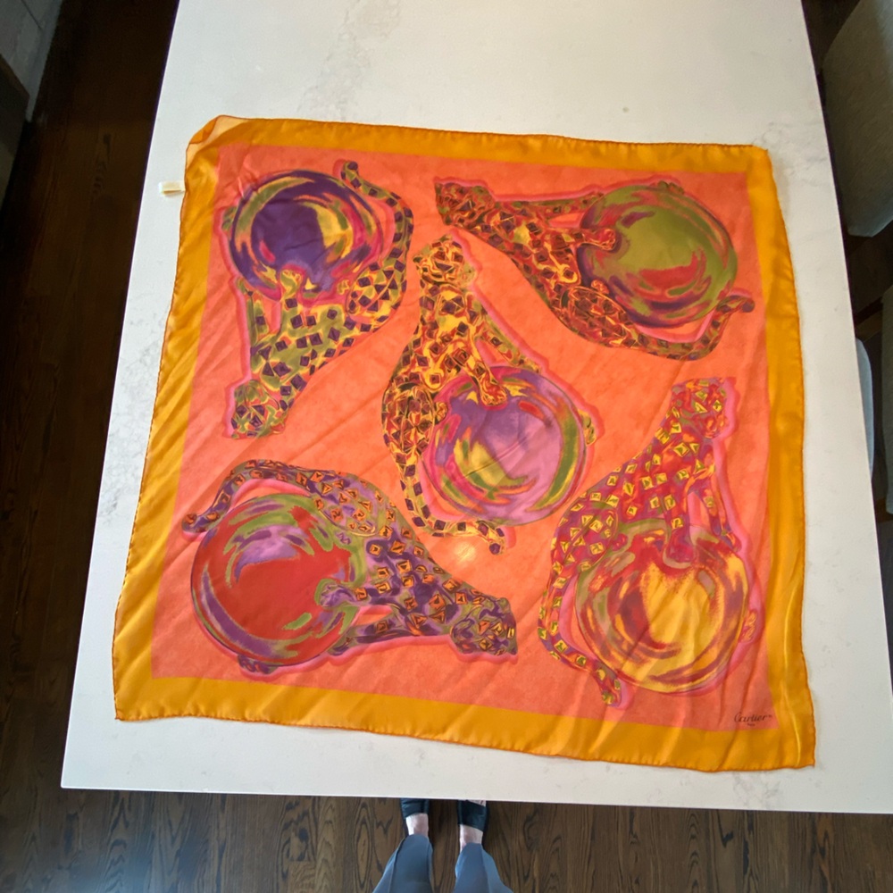 Cartier scarf, bought in Paris